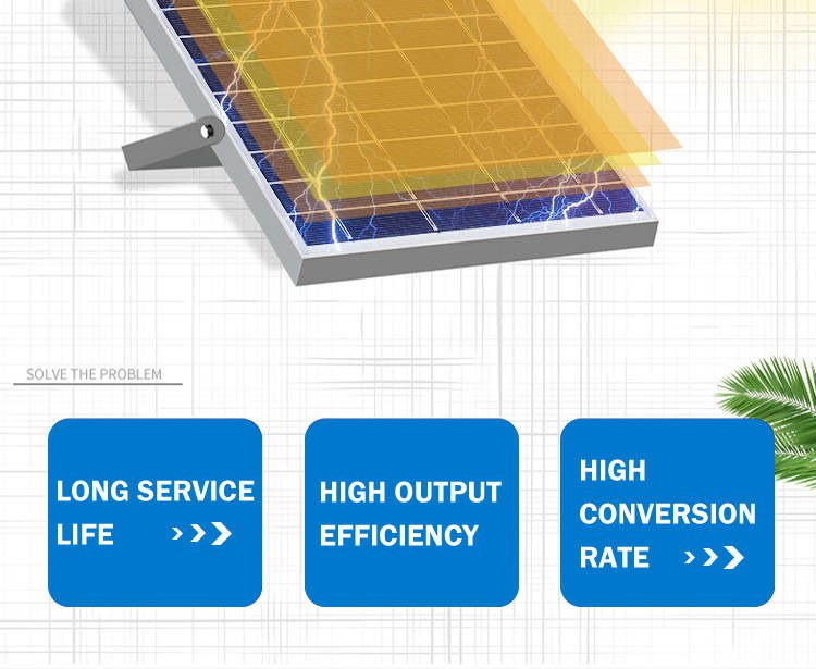manufacturer long working time lamp Intelligence waterproof 50w 100w 150w 200w solar led flood light