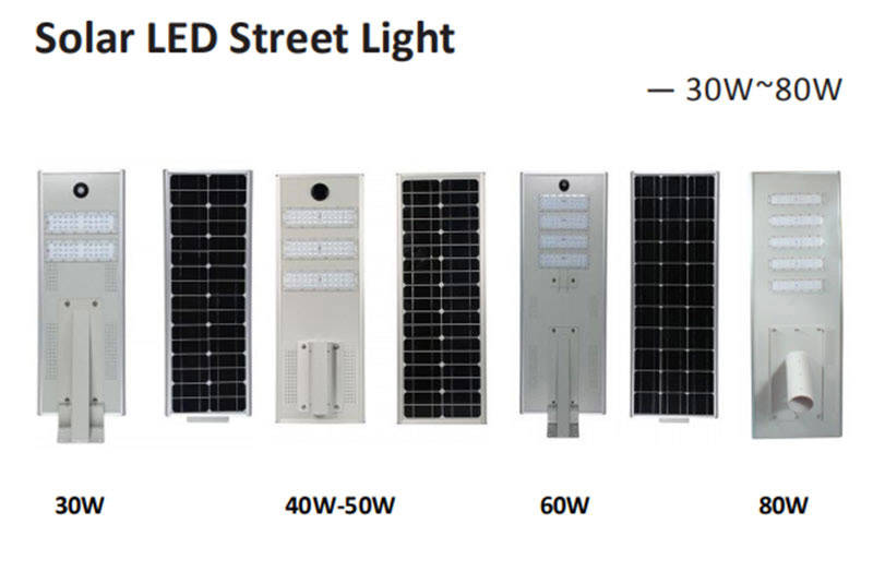 Excellent quality 30w 20watt ip65 solar street lighting 80w 60w solar lamp led street light