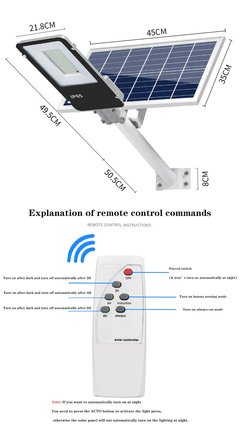 Super Bright New desig pathway road IOT system OEM/ODM 100W 150W solar street light